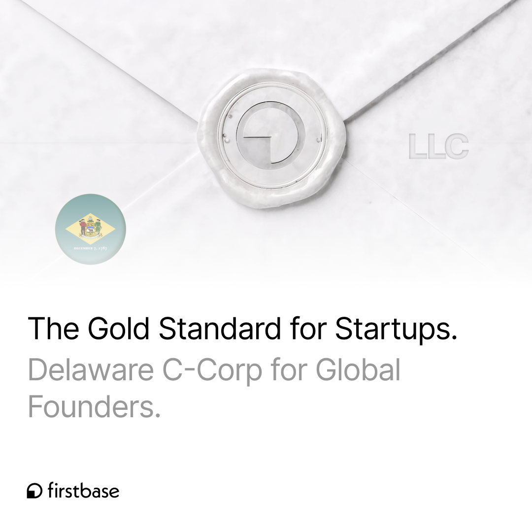 Firstbase Facebook ad: Your startup checklist, auto-checked.