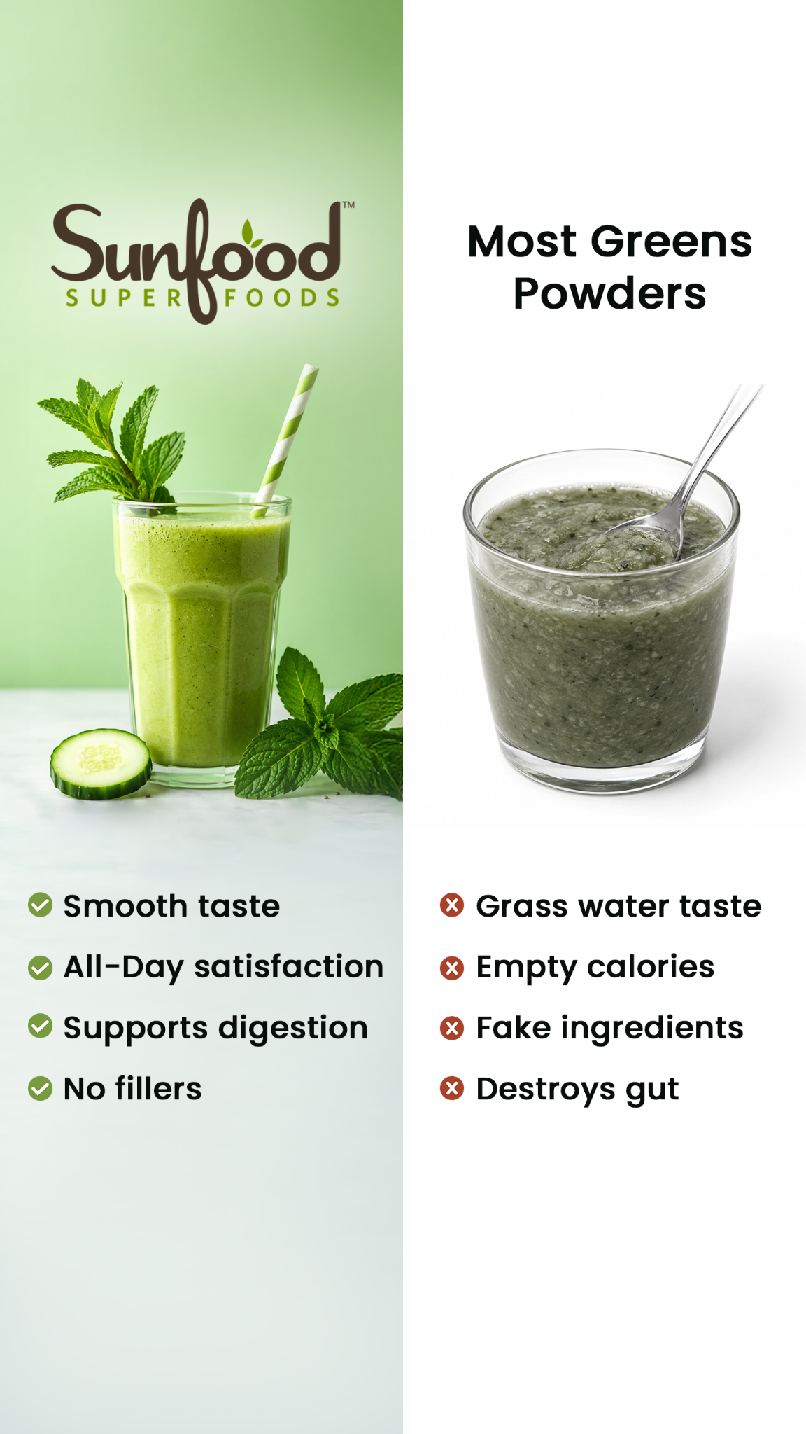 Sunfood Superfoods Facebook ad
