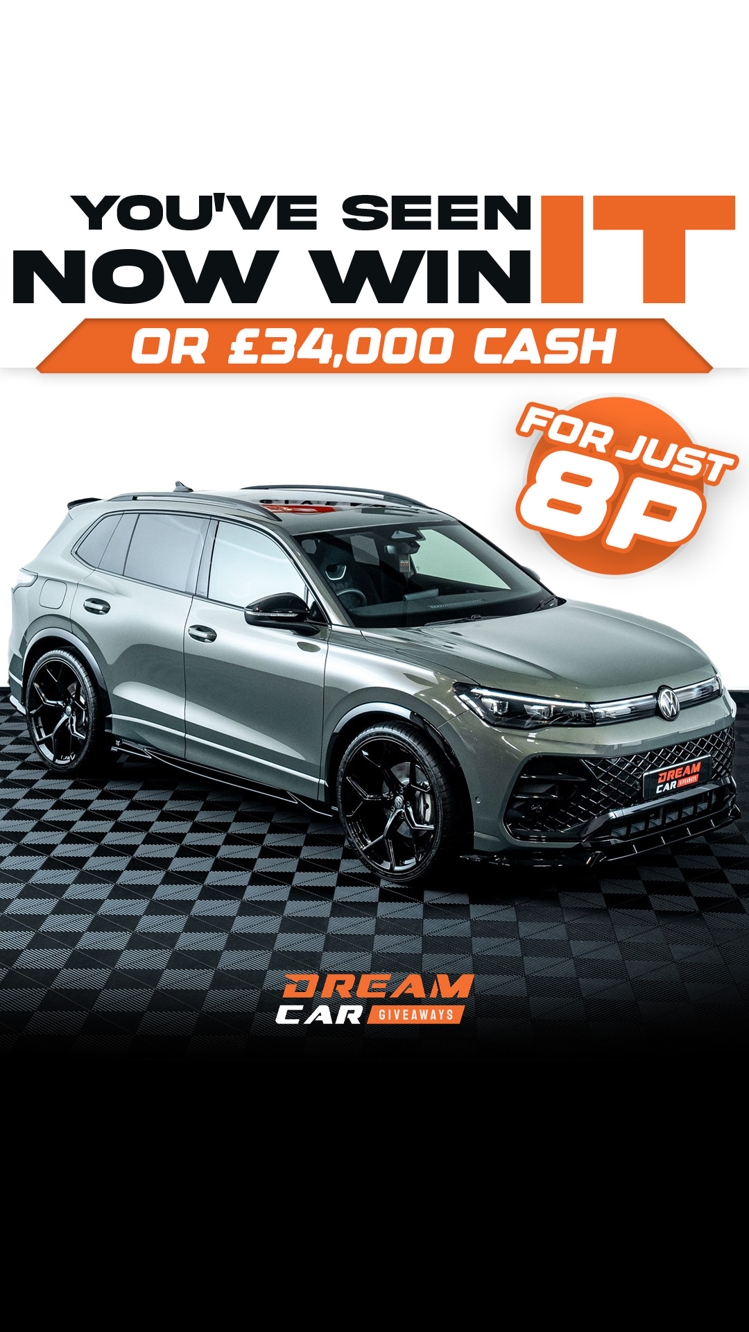 Dream Car Giveaways Facebook ad