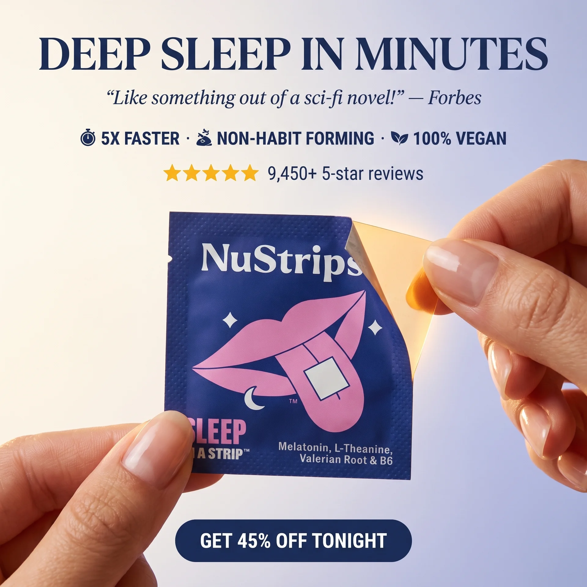 NuStrips Facebook ad
