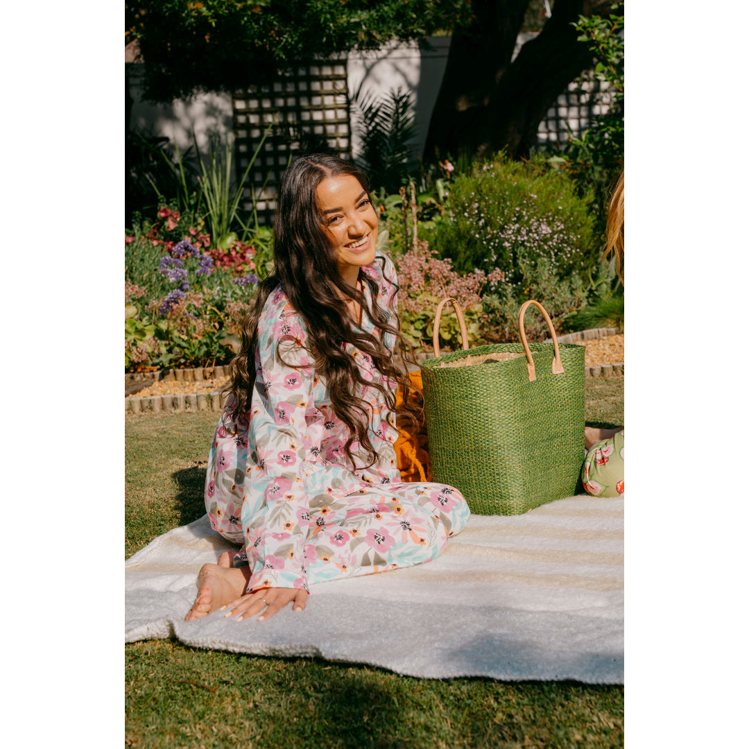 Linen & Glass Facebook ad: Embrace the joy of a slow morning.