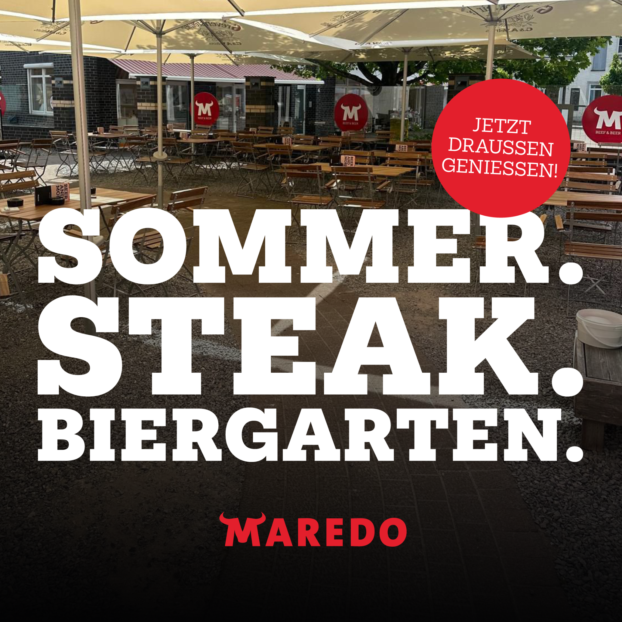 Maredo Dorsten Facebook ad: Gönn Dir deine Erfrischung