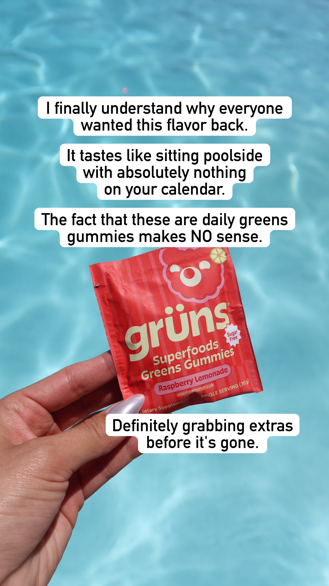 Grüns Facebook ad