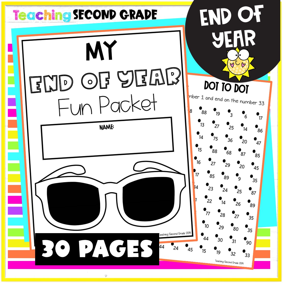 Teaching Second Grade Facebook ad