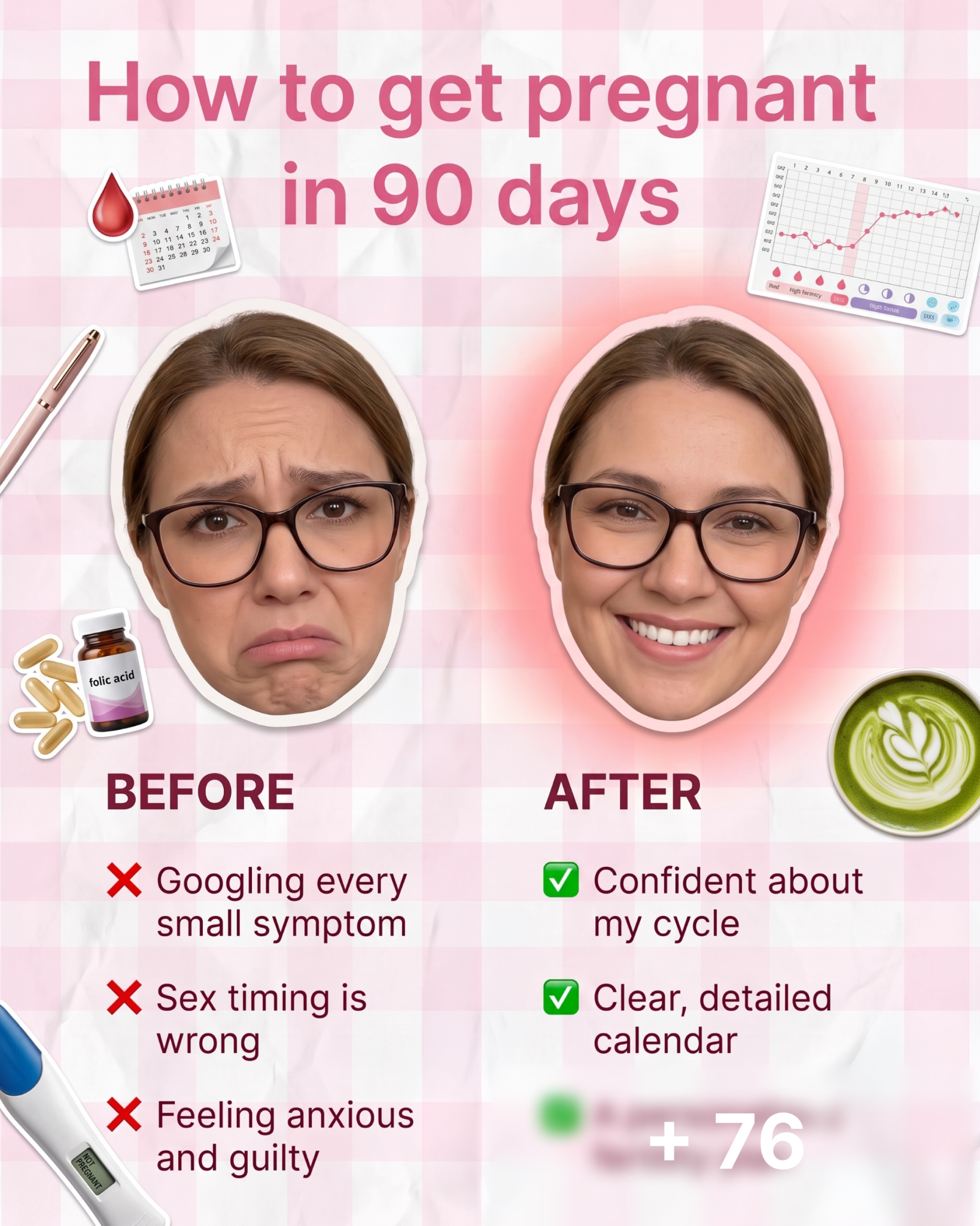 Moonly Facebook ad: Know Your Most Fertile Days
