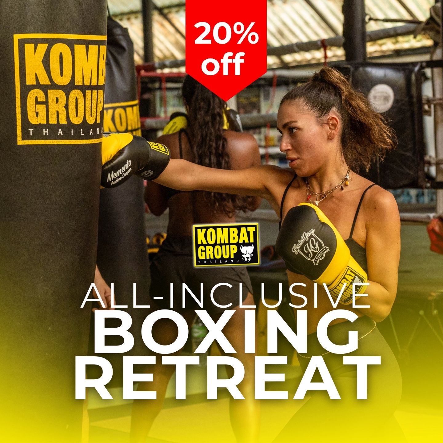 Kombat Group Thailand - Muay Thai, Boxing, BJJ, MMA & Weight Loss Center Facebook ad