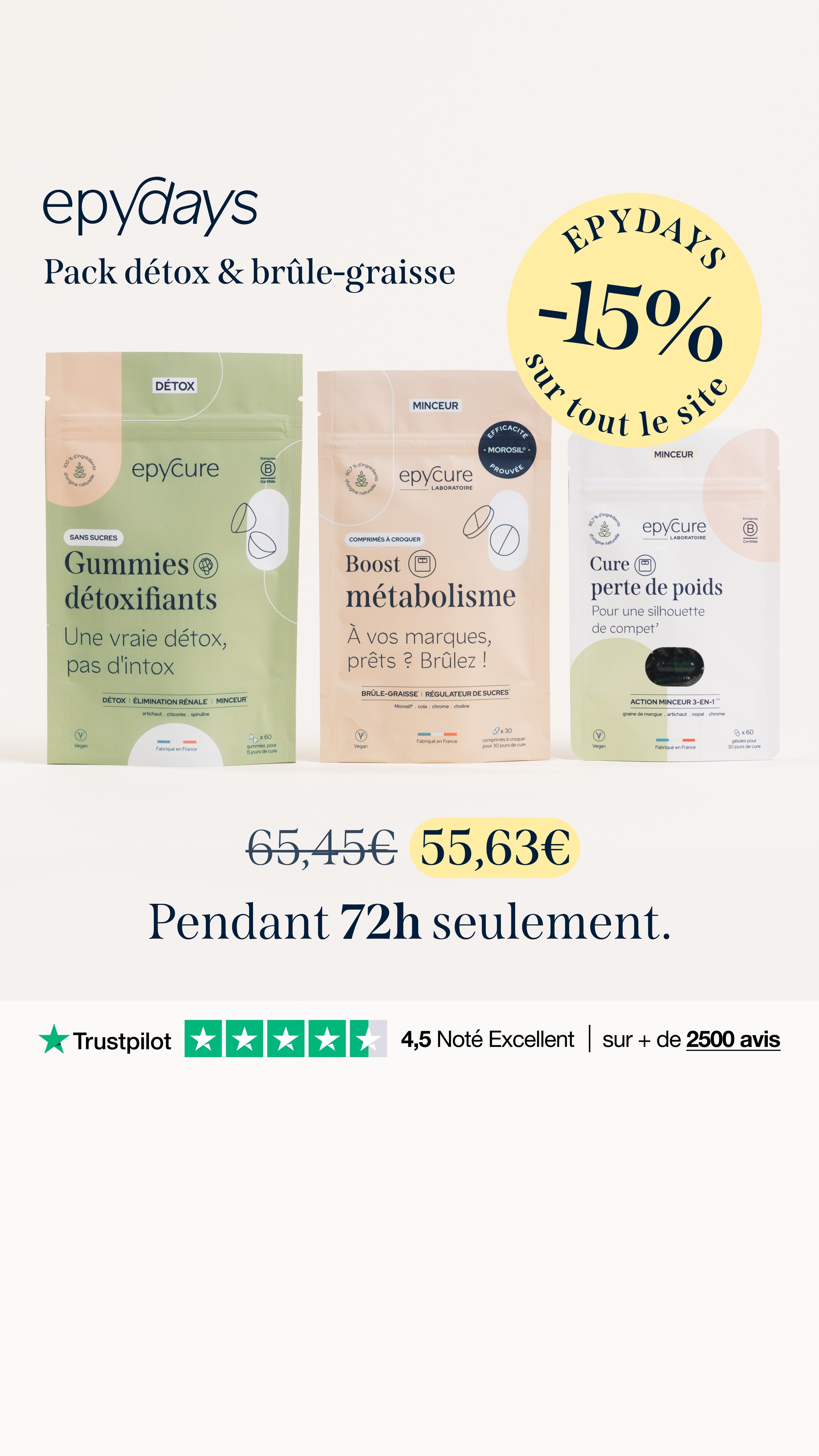 Epycure Facebook ad