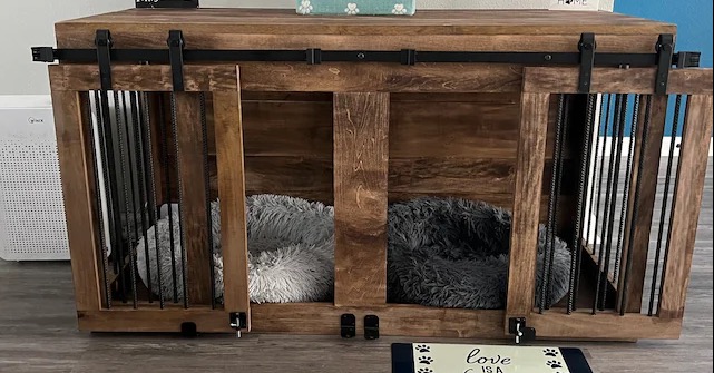 Rustic flags & kennels and home decor Facebook ad: Rustic Flags And Kennels