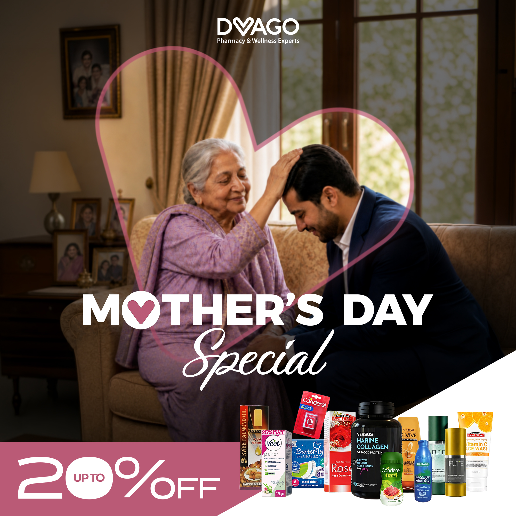 DVAGO Facebook ad: Har maa deserve karti hai aisi care jo…