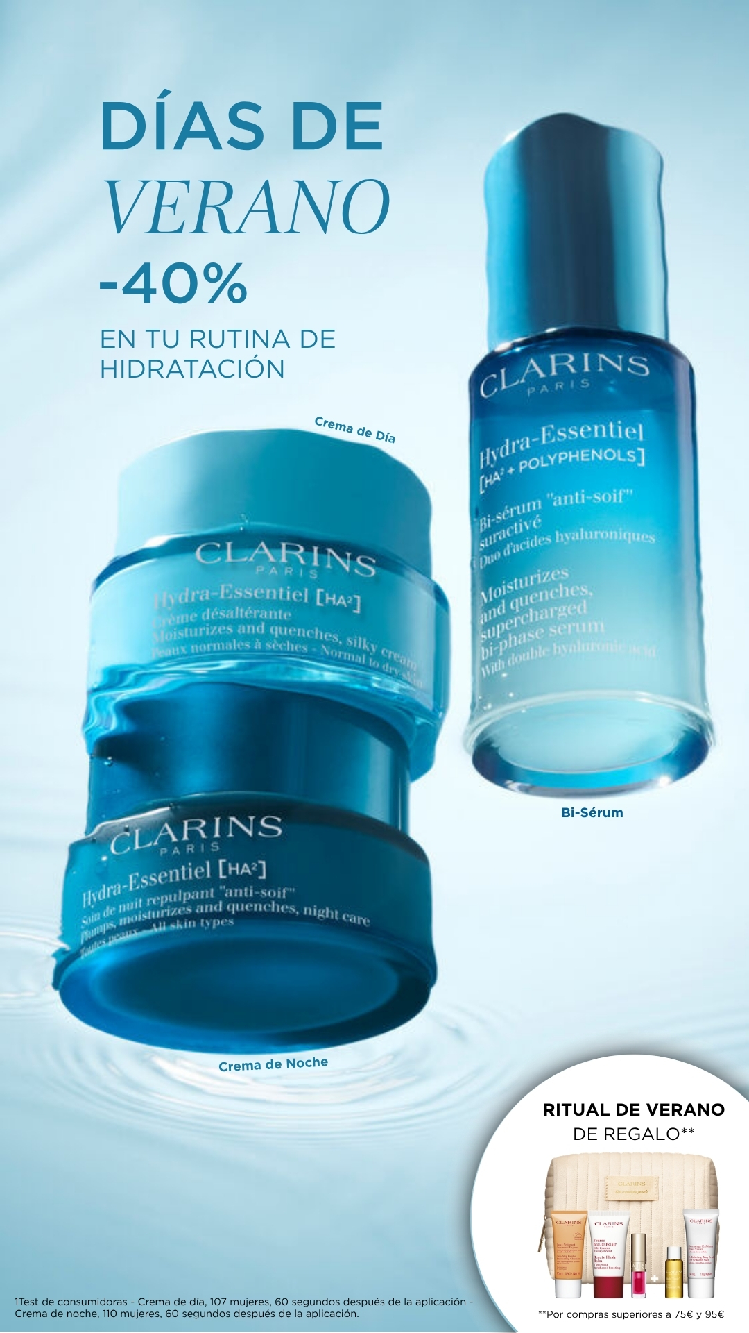 Clarins Facebook ad