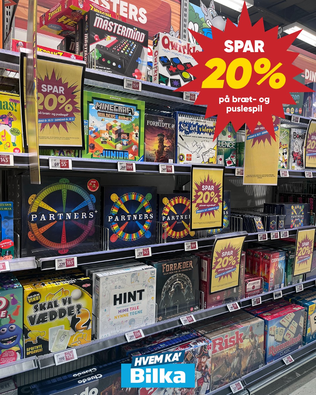 Bilka Facebook ad: Se mere i avisen