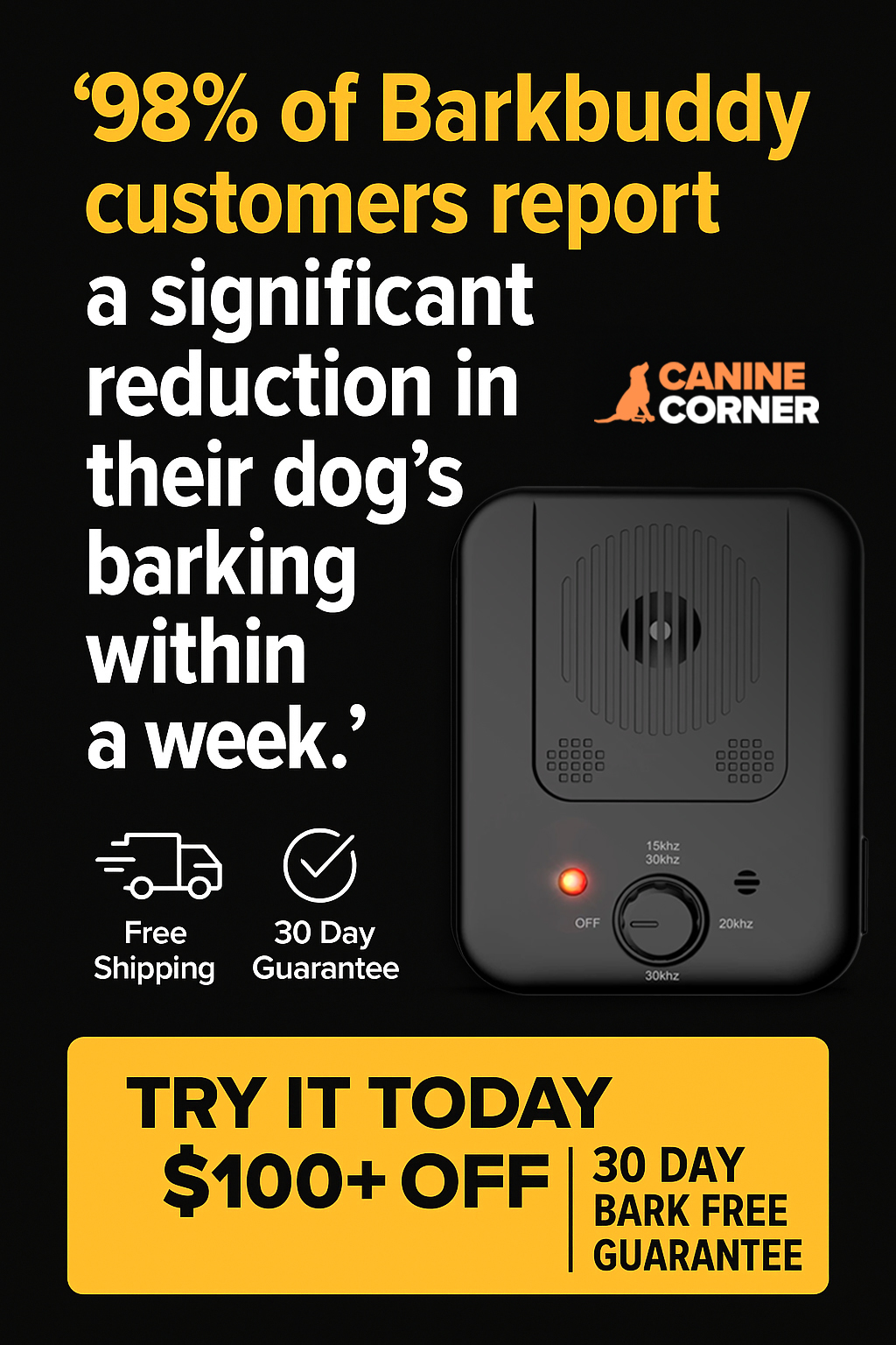 Canine Corner Australia Facebook ad