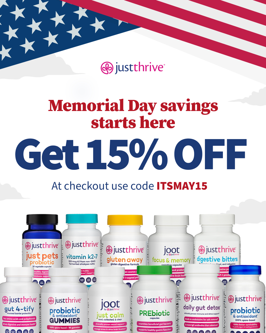 Just Thrive Facebook ad