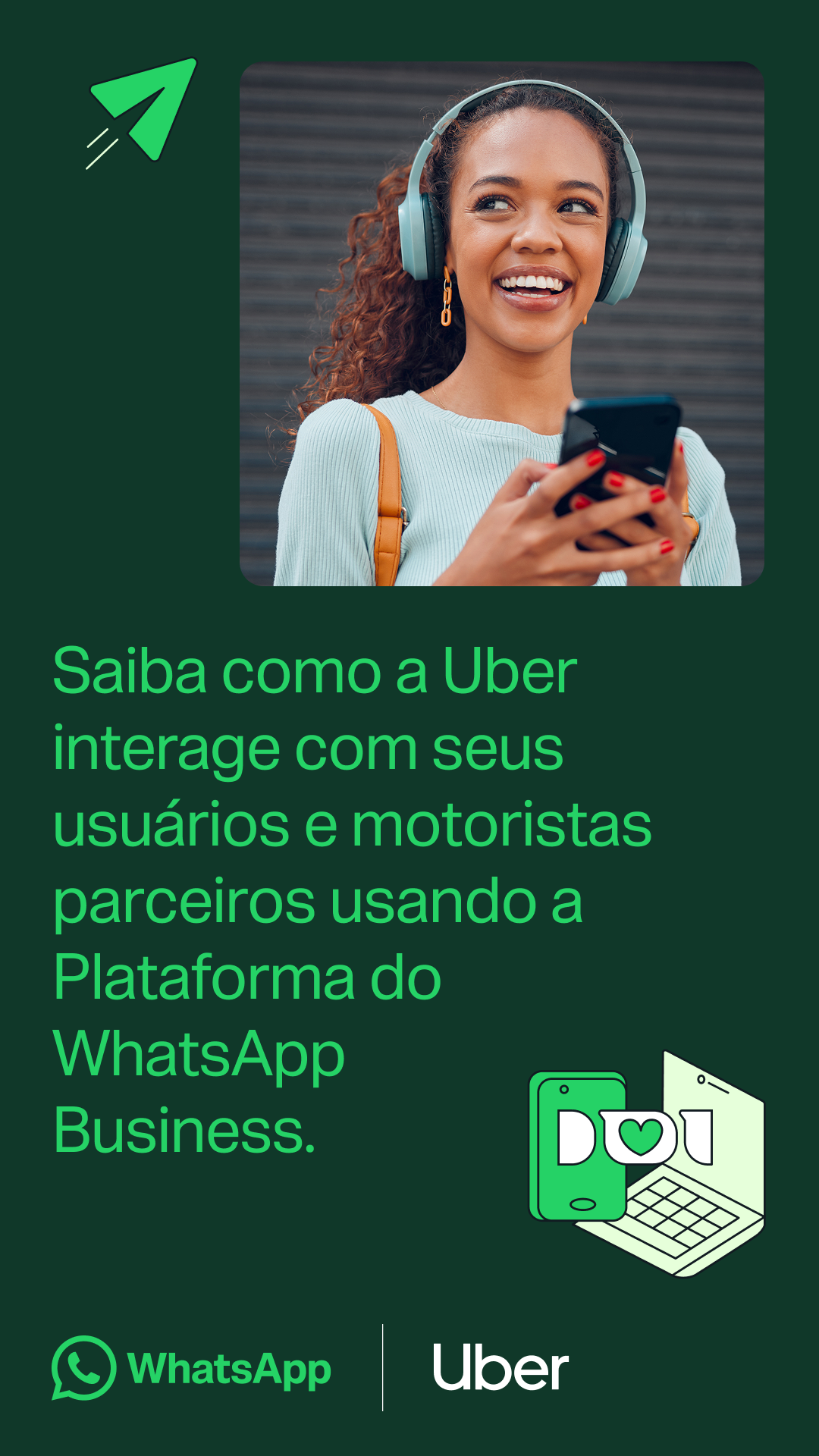 WhatsApp for Business Facebook ad: Como usam o WhatsApp