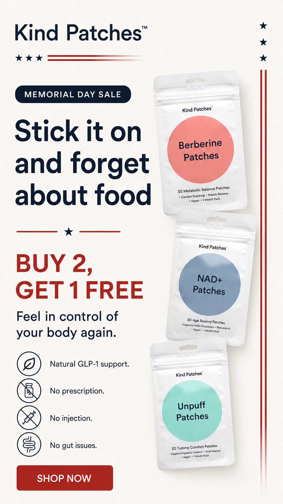 Kind Patches Facebook ad