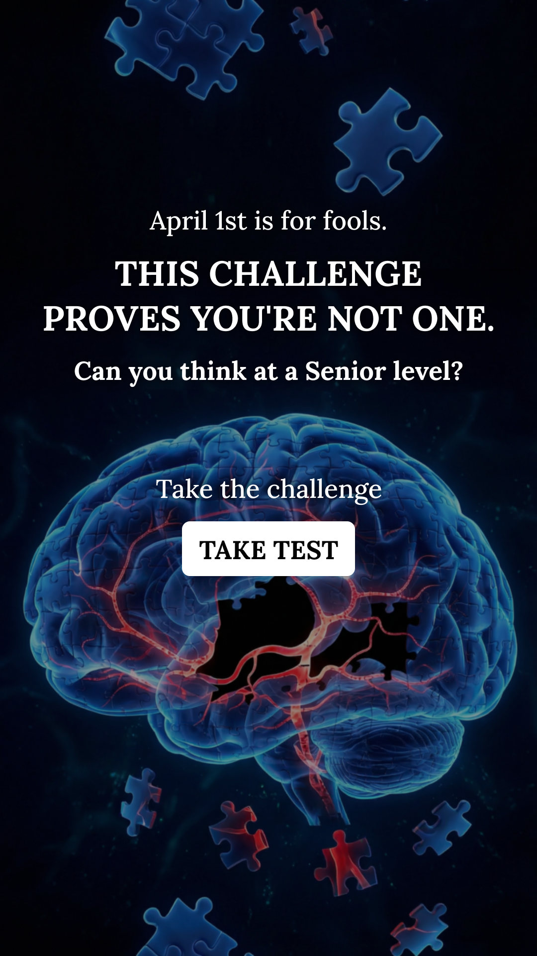 Brain Health Check Facebook ad