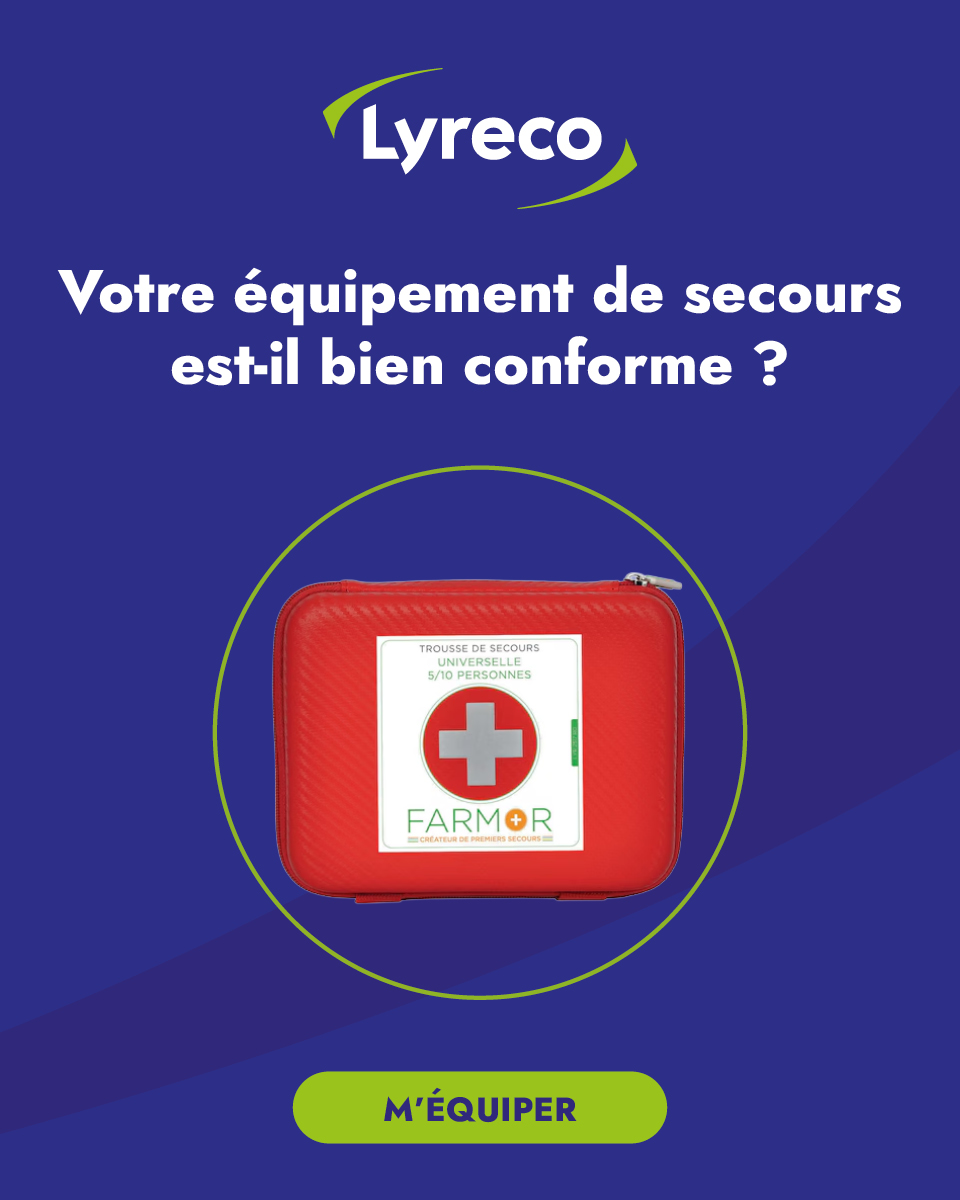 Lyreco France Facebook ad: La sécurité au travail avant tout