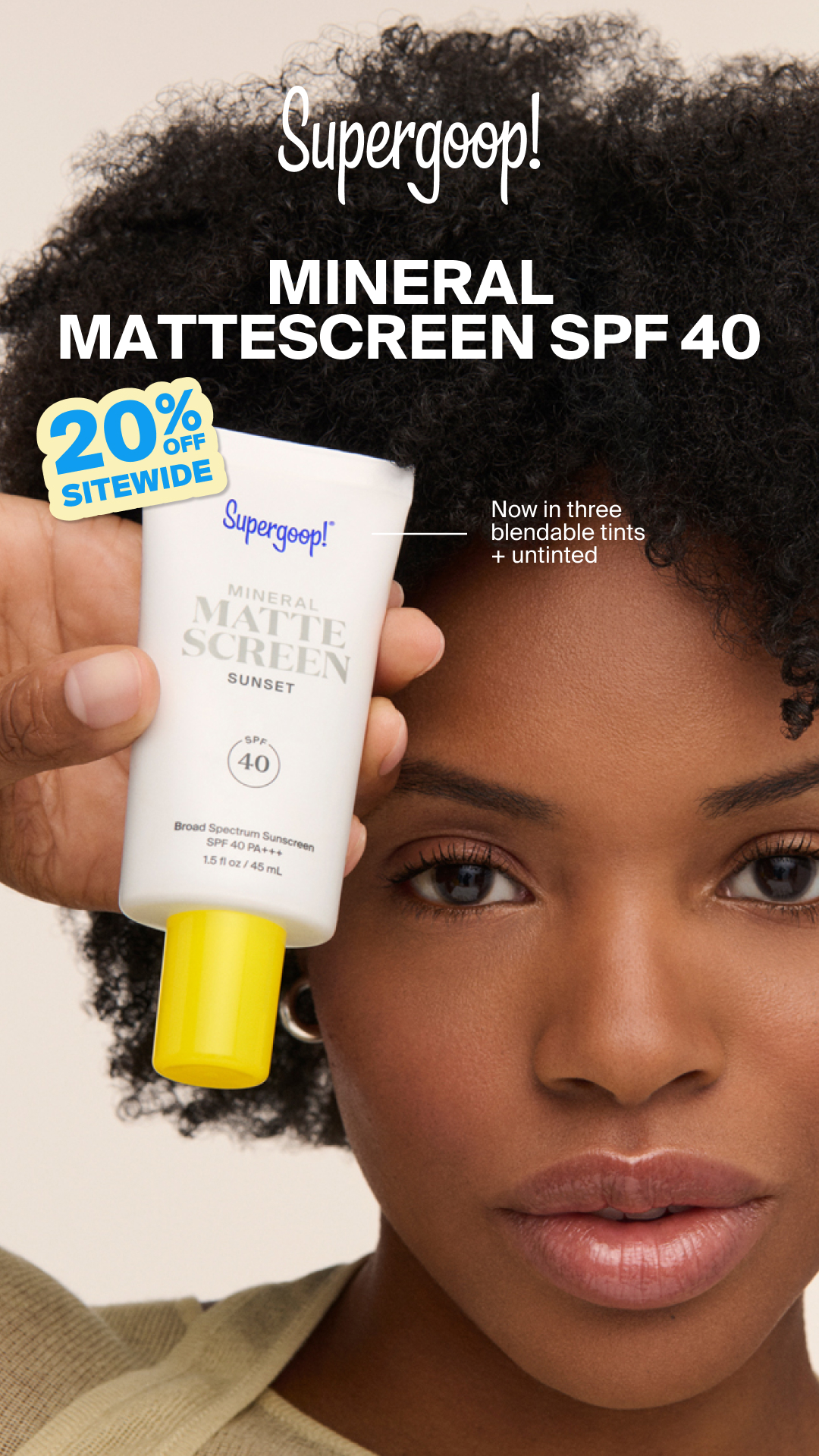 Supergoop Facebook ad