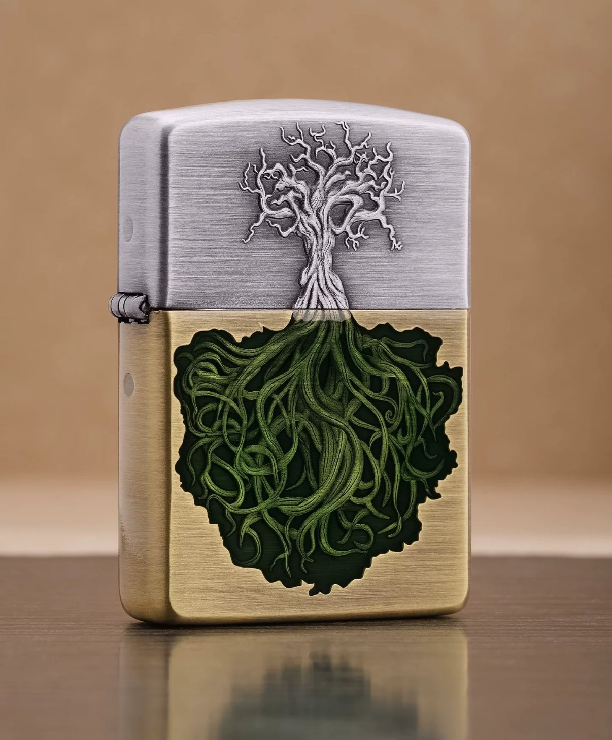 ZIPPO Custom Made Facebook ad: (PRE ORDER) ไฟแช็ก ZIPPO Tree of Life Green…