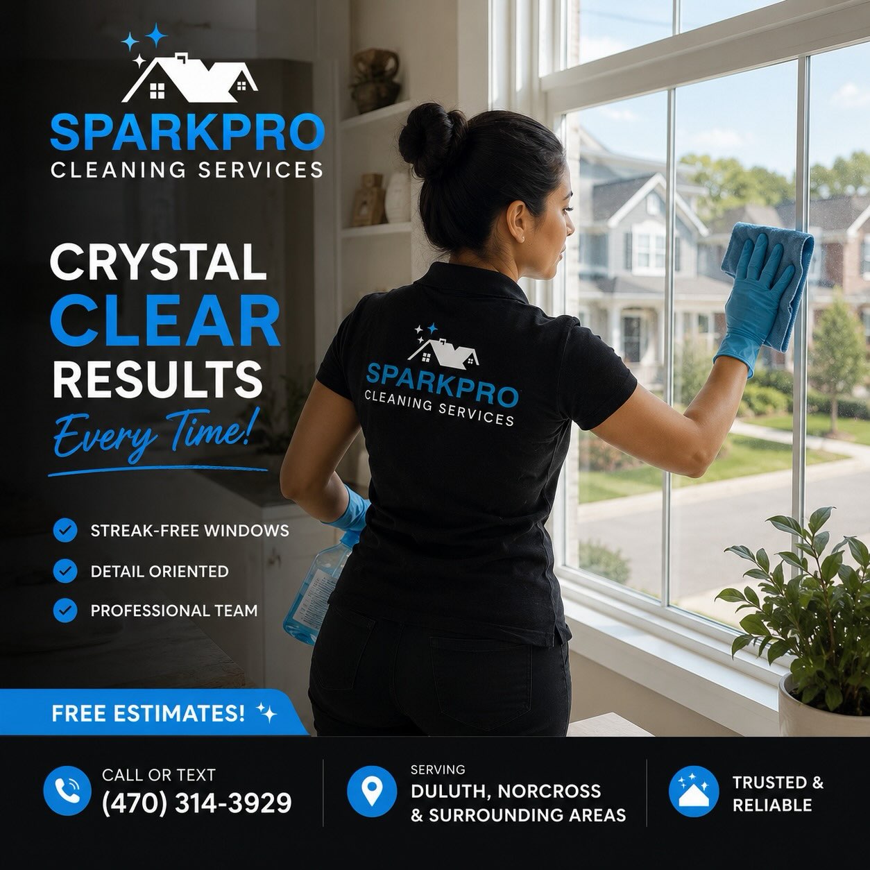 Sparkpro Cleaning Services Facebook ad