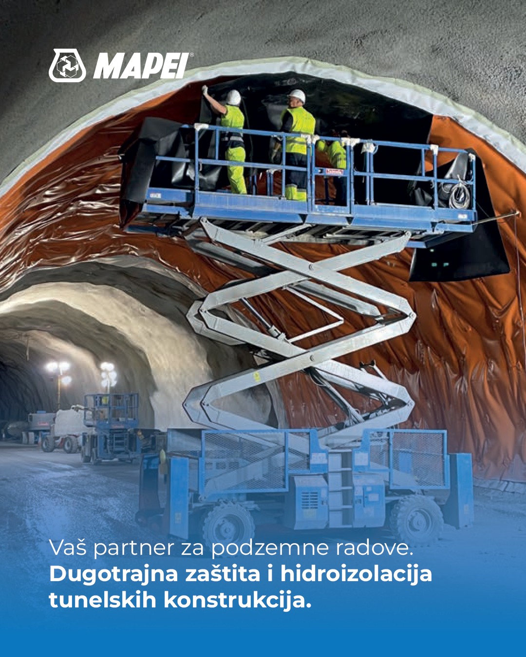 Mapei Srbija Facebook ad: Tunelogradnja spada među najsloženije oblasti savremene…