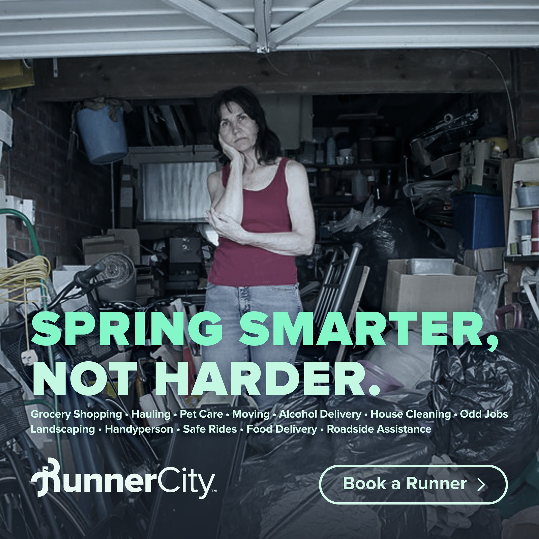 RunnerCity Facebook ad: Chores in Texas can feel like a hot…