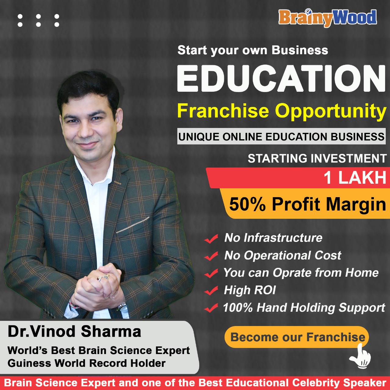 Brainywood Facebook ad