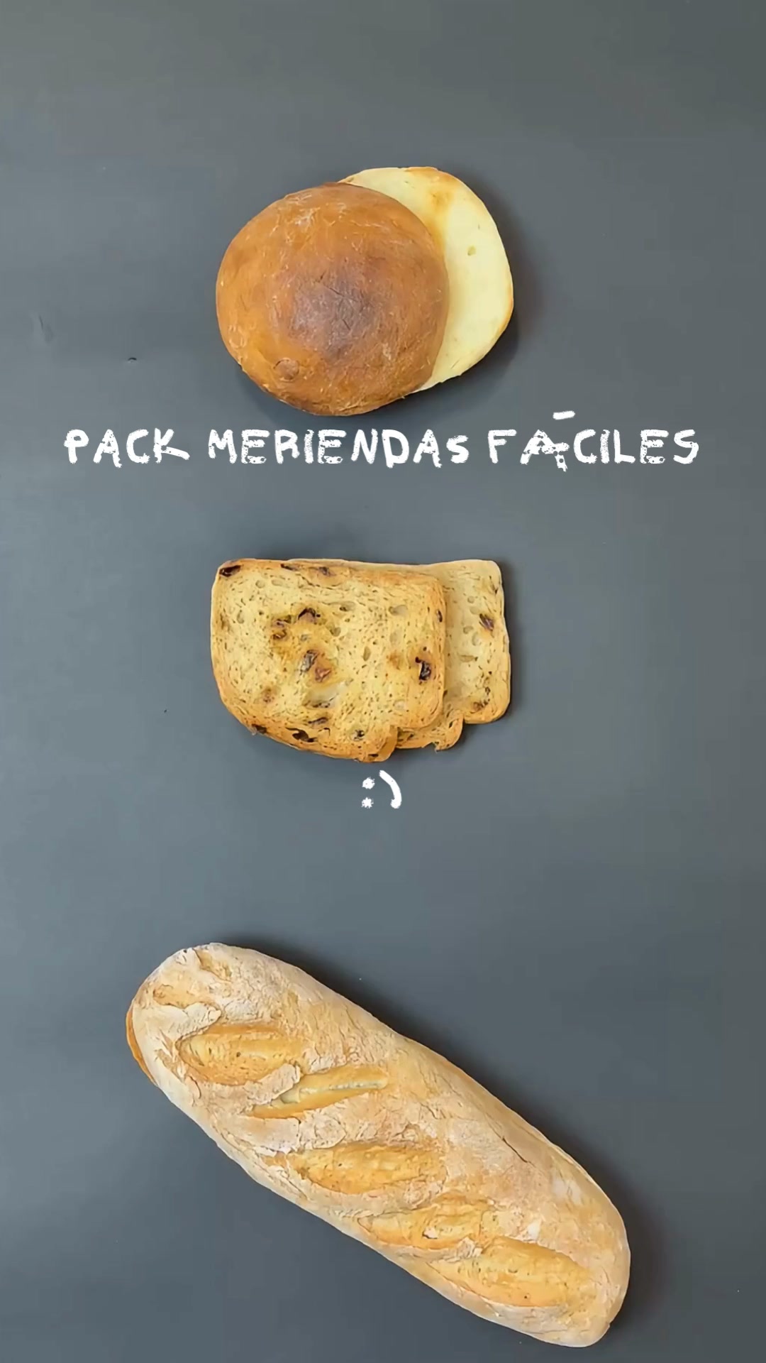 Leon the baker Facebook ad: 3 productos, mil meriendas.