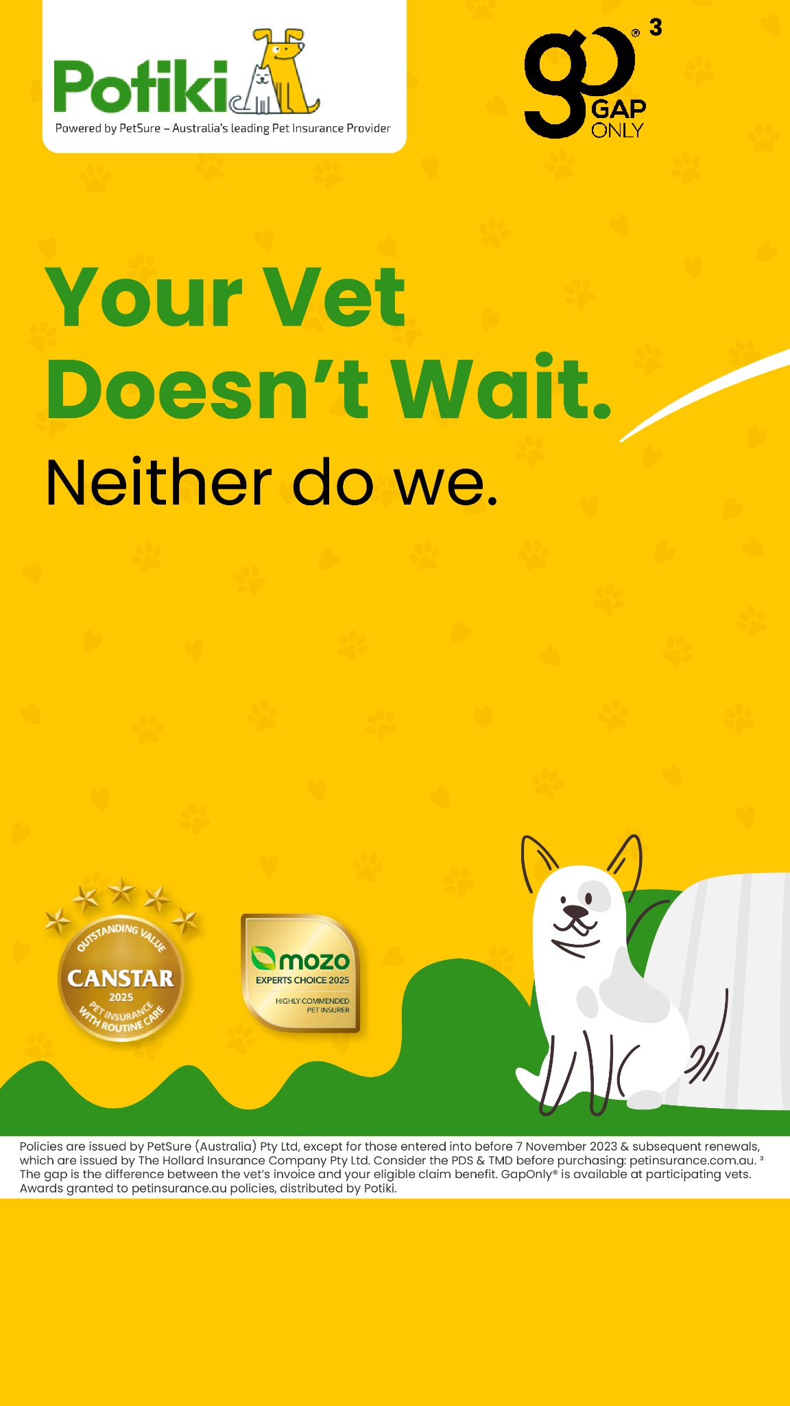 Potiki Facebook ad: Pet Insurance Australia | Dog Insurance | Cat Insurance |…