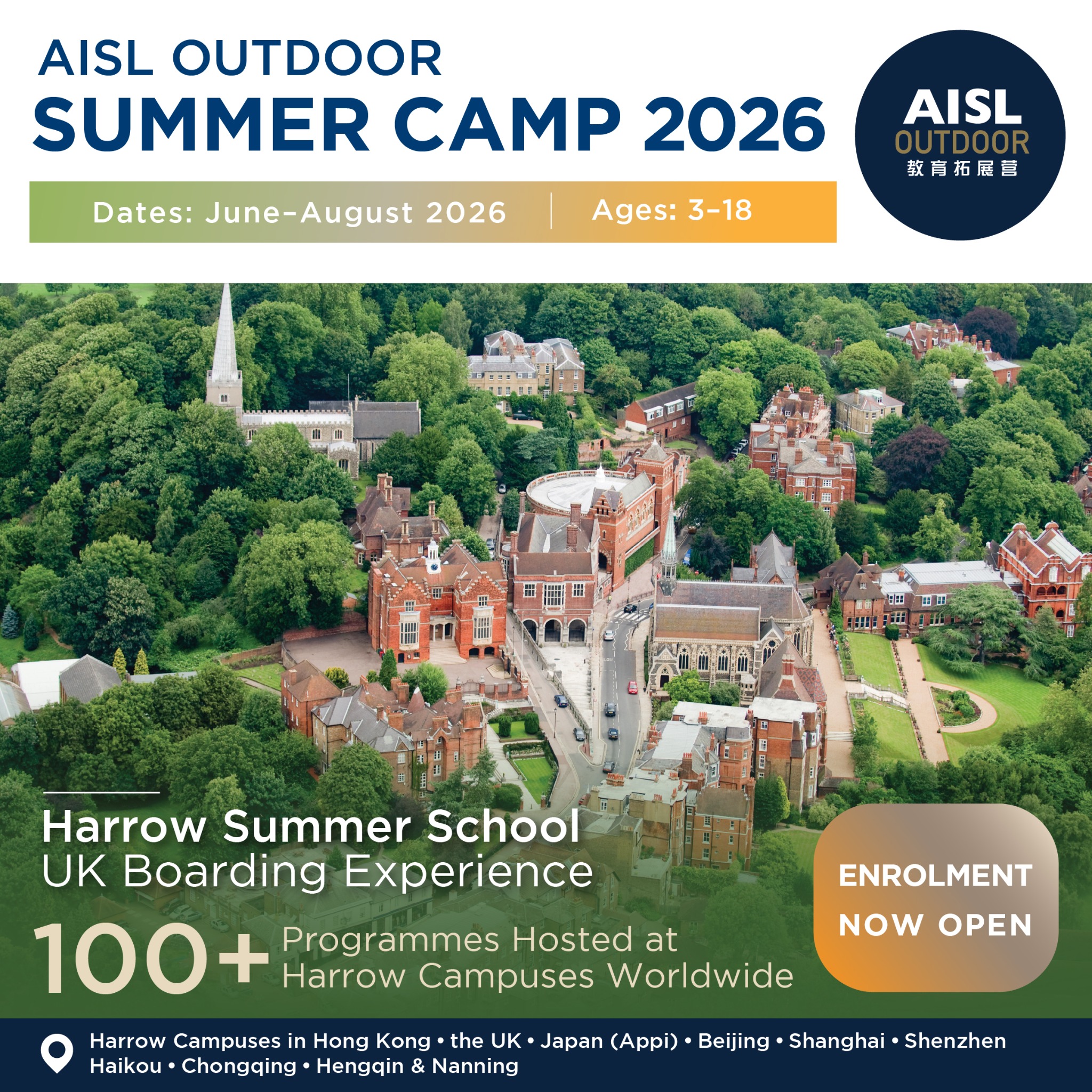 AISL Group - AISL Harrow Schools Facebook ad