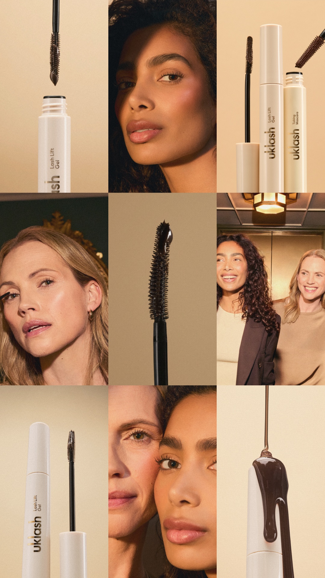 Uklash Facebook ad: NEW IN: Lash Lift Gel