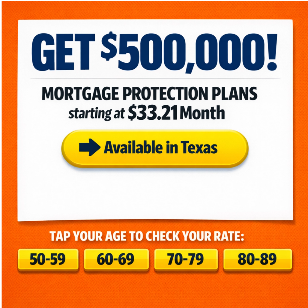 Yecora Agency Facebook ad: Mortgage Protection w/ Living Benefits