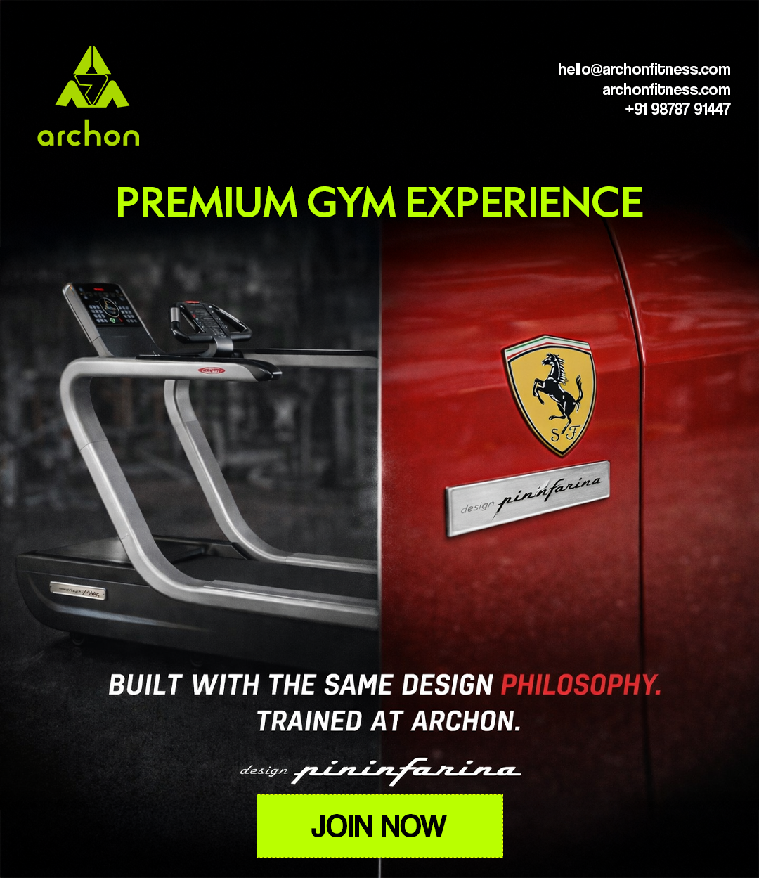 Archon Facebook ad: Premium Equipment. Real Edge.