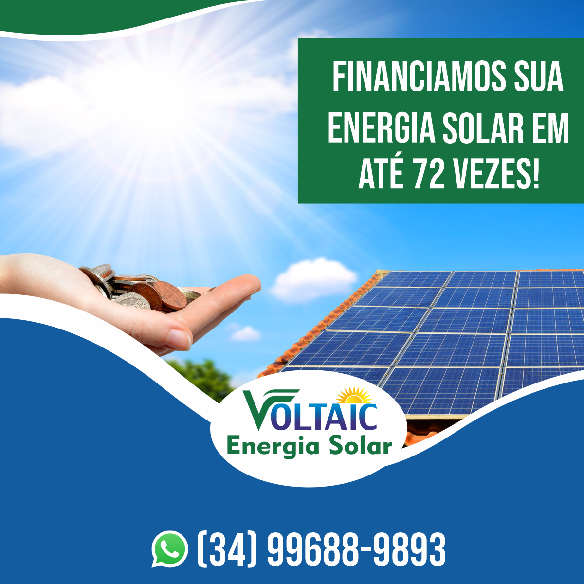 Voltaic Energia Solar Facebook ad from Sep 3, 2021