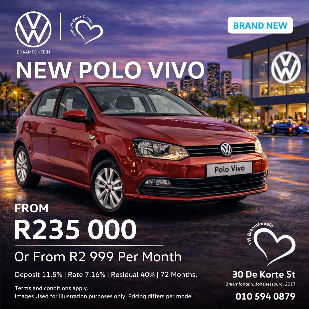 VW Braamfontein Facebook ad: Upgrade to a Brand New VW Today