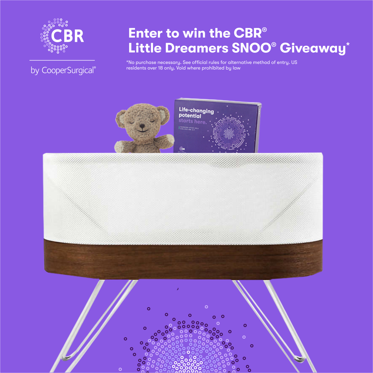 Cord Blood Registry Facebook ad: $5,000 prize package