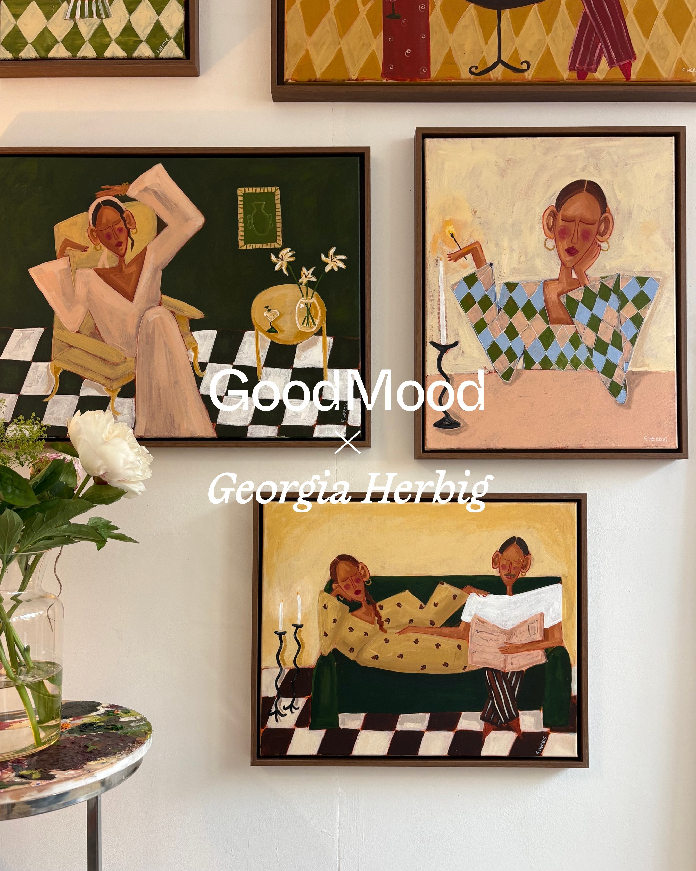 GoodMood Facebook ad: Shop Georgia Herbig Prints