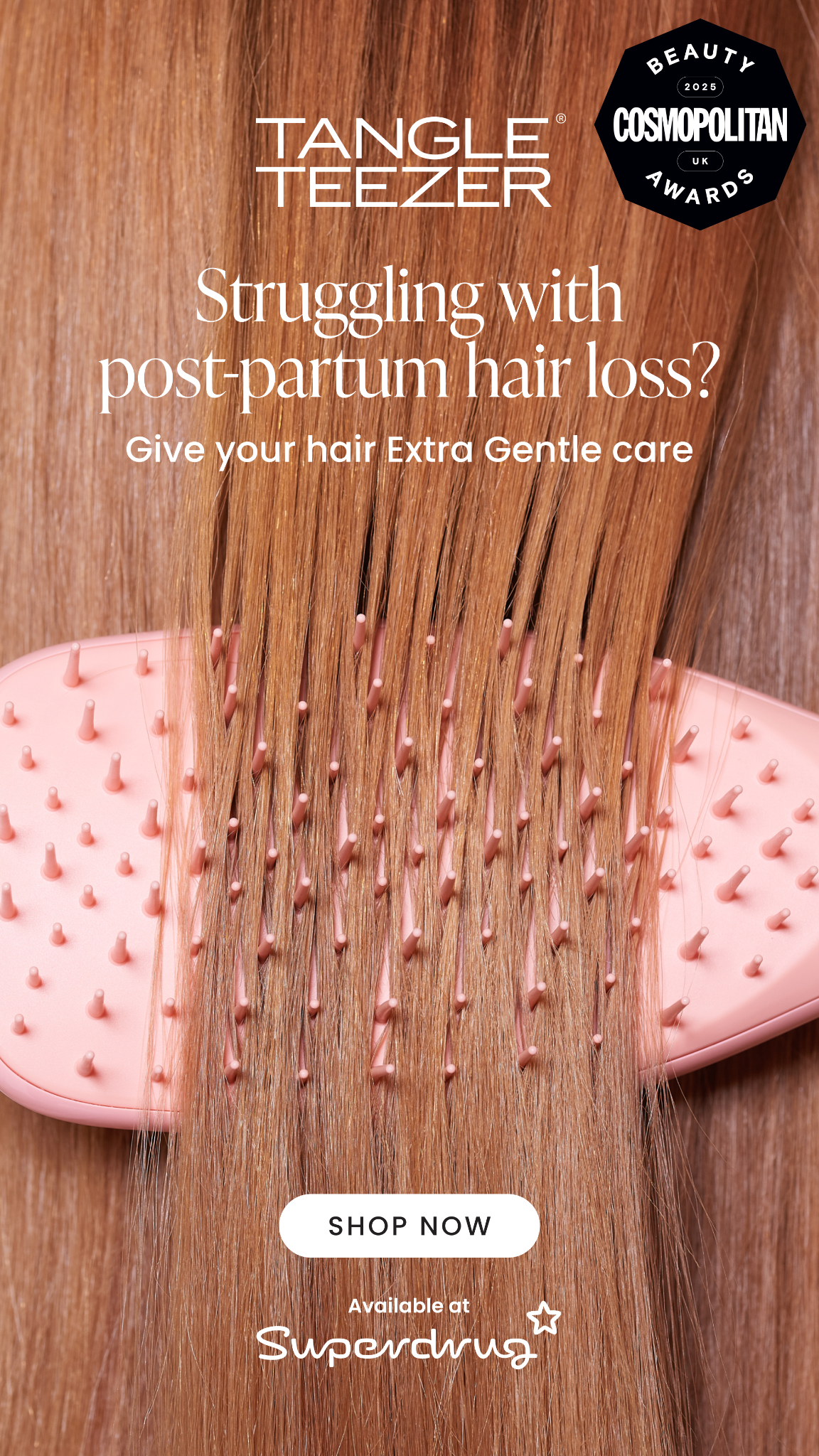 Tangle Teezer Facebook ad from Mar 3, 2026