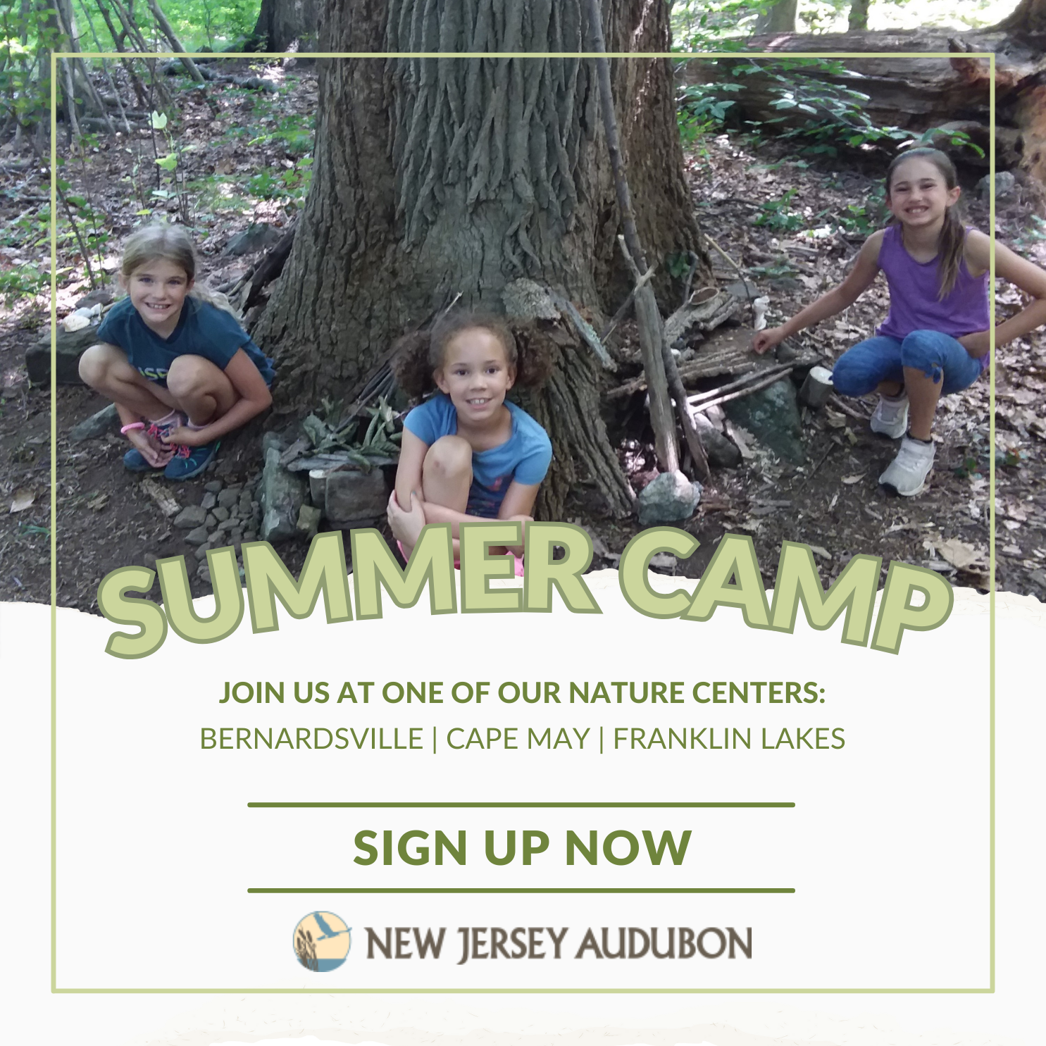 New Jersey Audubon Facebook ad: 2026 Summer Nature Camps