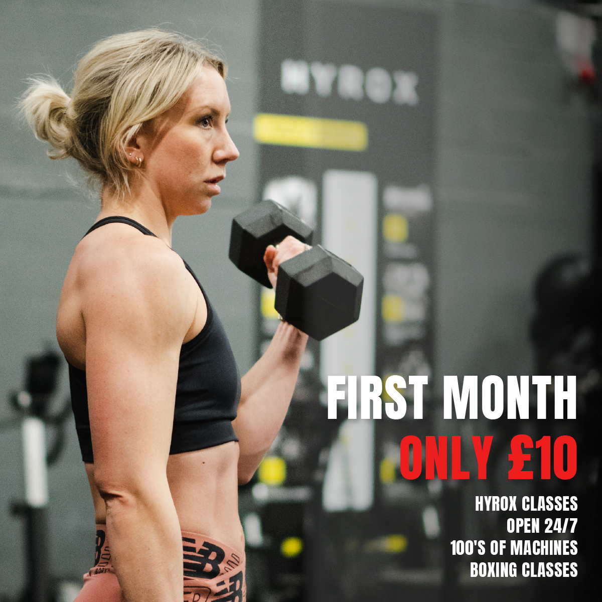 Vision Health & Fitness Club Facebook ad: Join Now