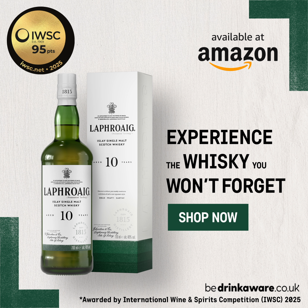 Laphroaig Facebook ad from May 25, 2026