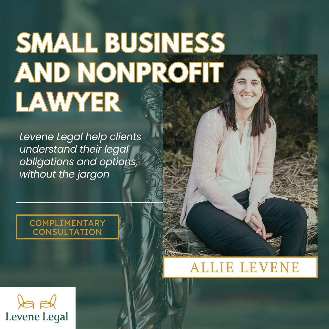 Levene Legal Facebook ad: Flat-Fee Legal Guidance