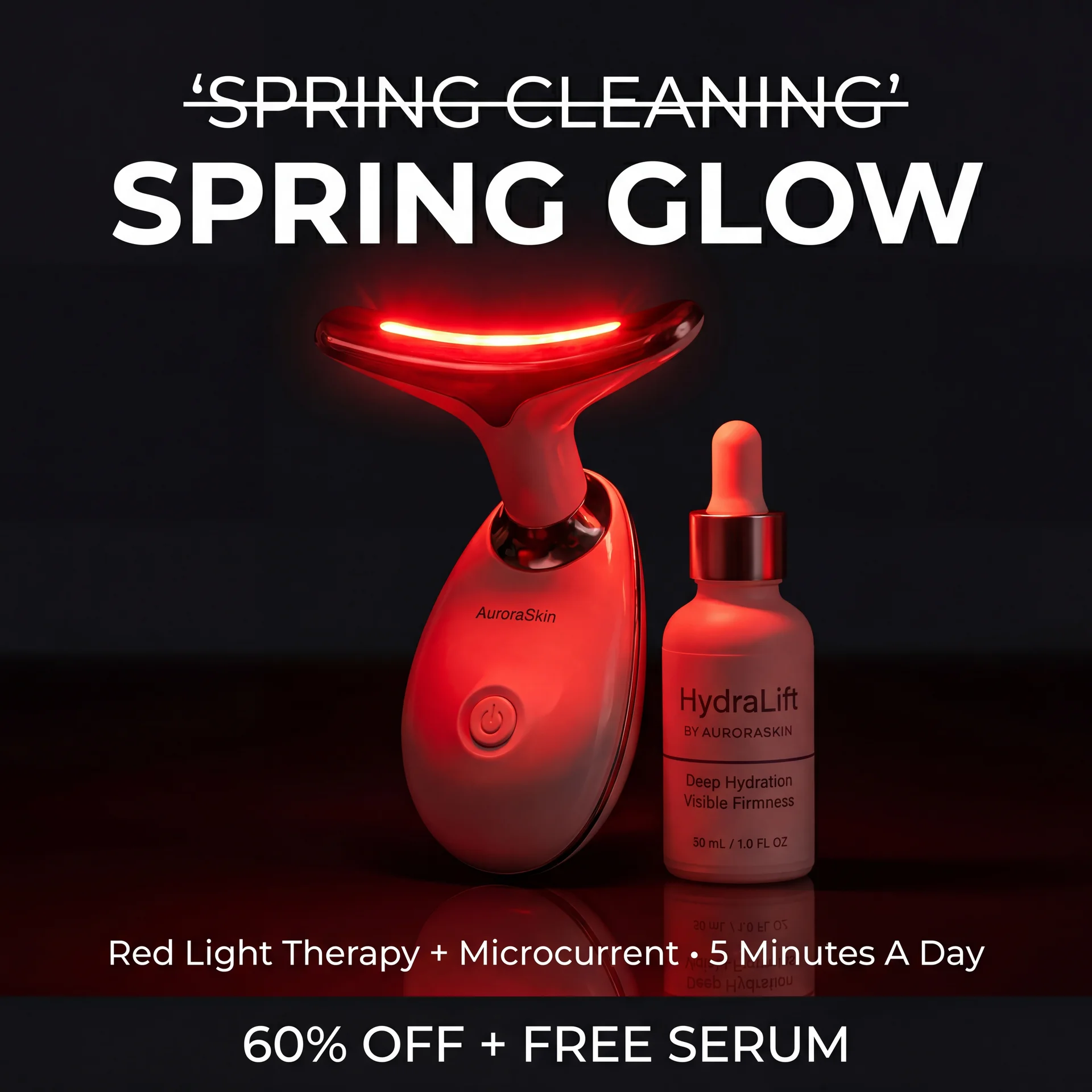 Aurora Skin Facebook ad