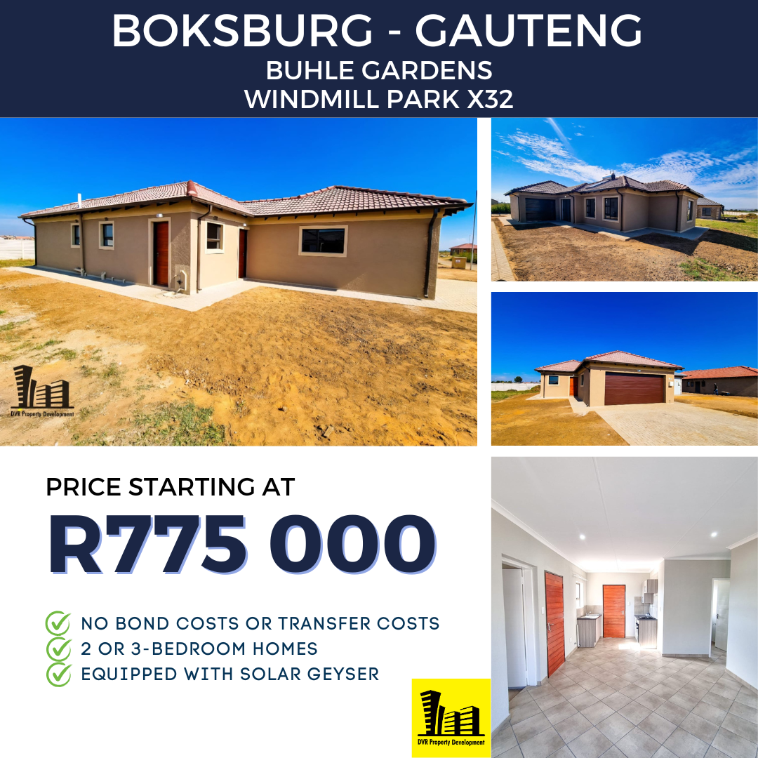 Real Estate Living Facebook ad: New Homes Available From R775,000