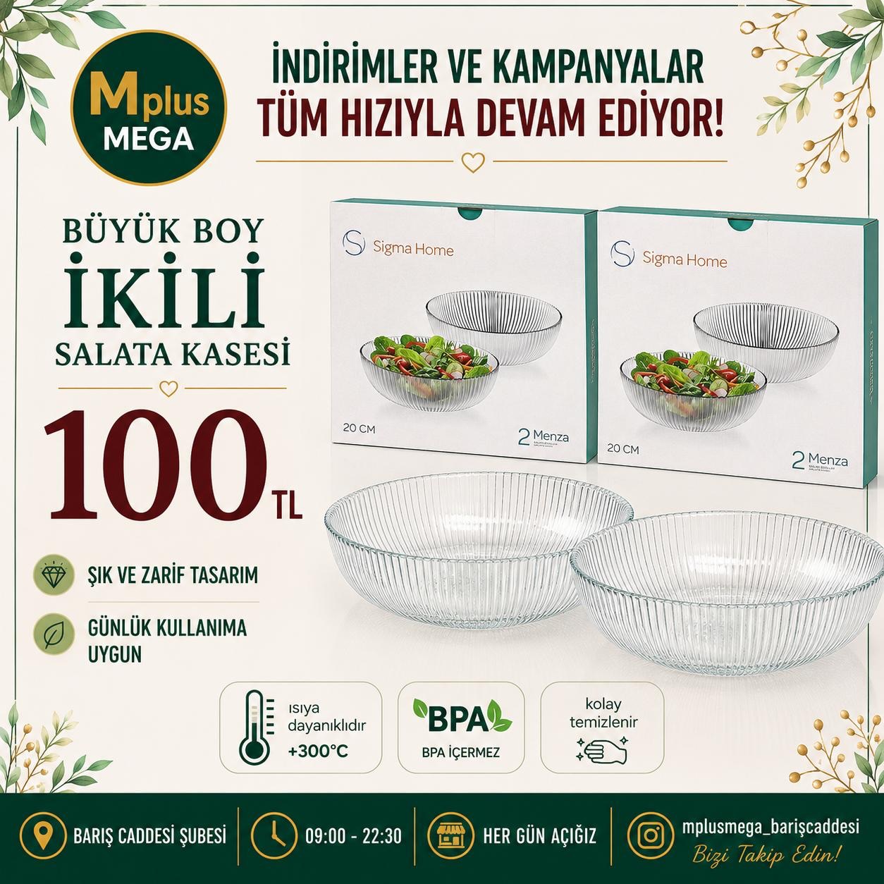 mplusmega_bariscaddesi Facebook ad: MAĞAZAMIZ AÇILDI