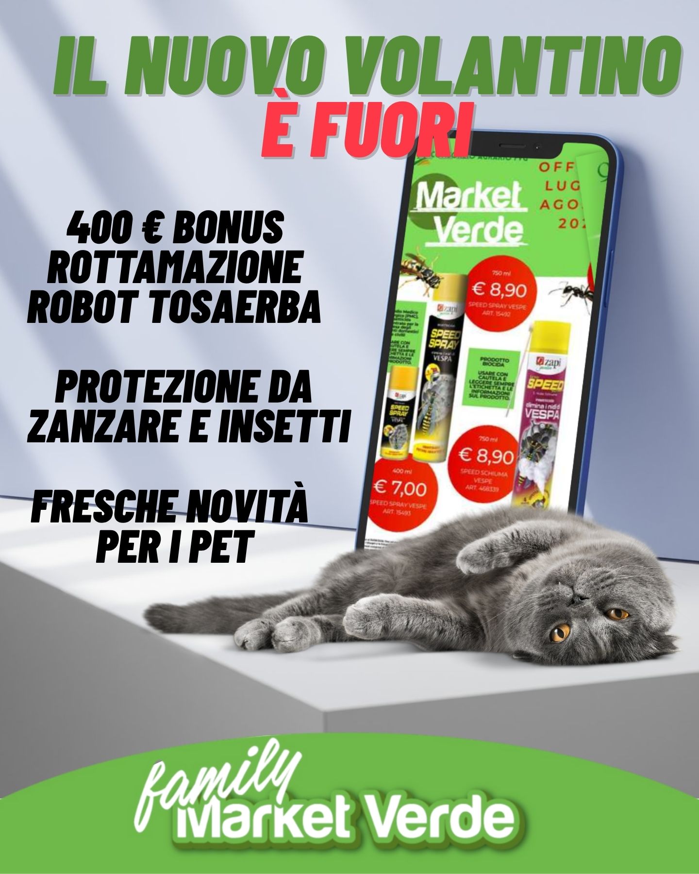 Market Verde FVG Facebook ad: IL NUOVO VOLANTINO DI LUGLIO E AGOSTO È…