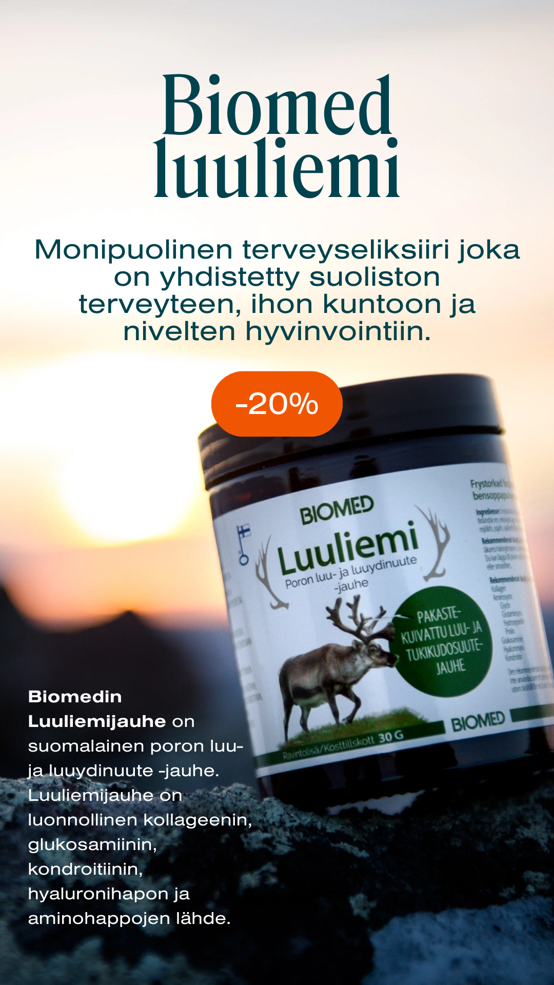 Ruohonjuuri Facebook ad