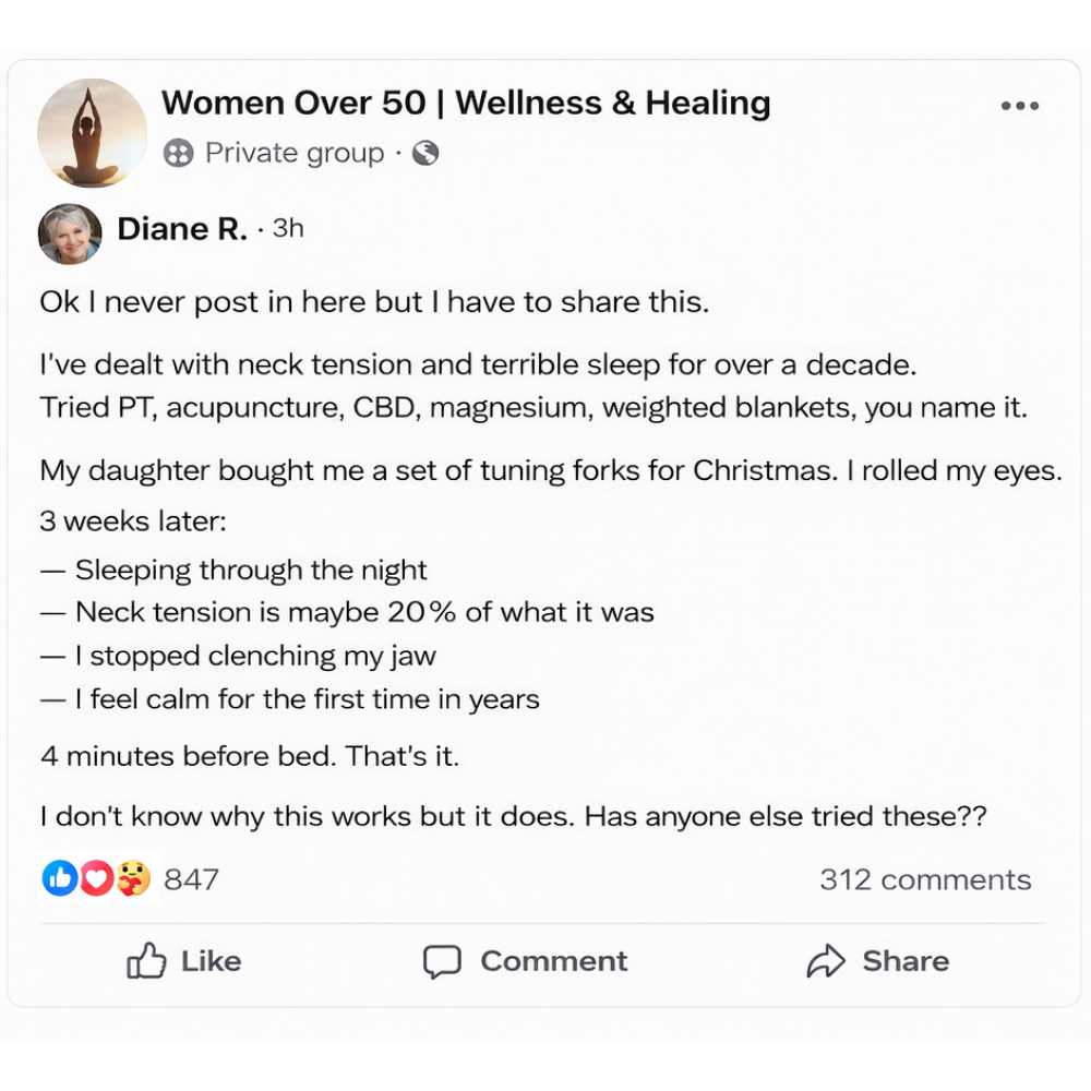 Pure Frequencies Facebook ad