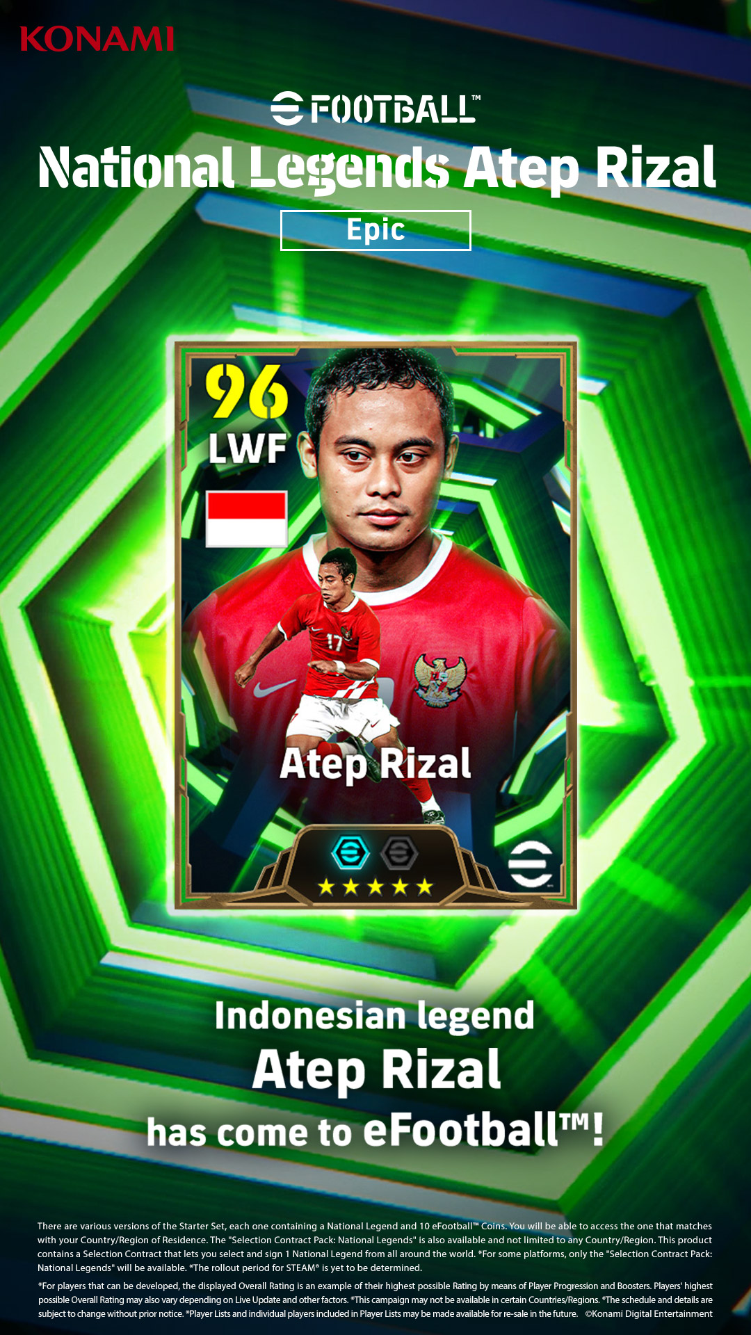Konami App Facebook ad