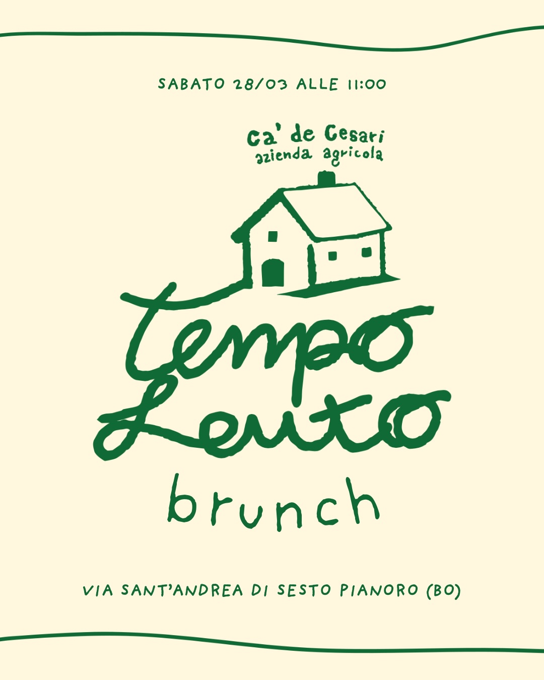 Azienda Agricola Ca' De Cesari Facebook ad: Tempo Lento Brunch